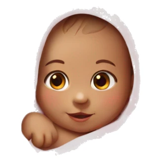 new born baby pink blanket sticker