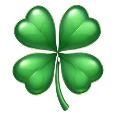 Lucky clover charm 
 sticker