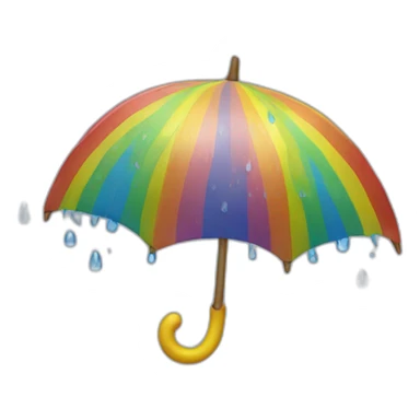 Lluvia arcoiris sticker