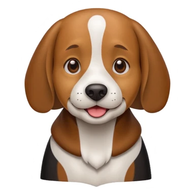 create a beagle emoji sticker