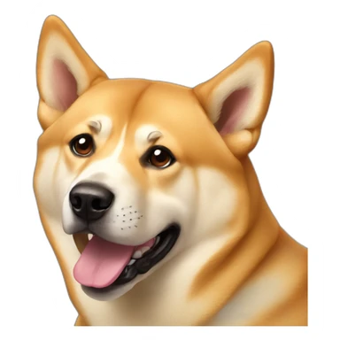 muscly doge sticker