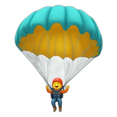 Saut en parachute  sticker
