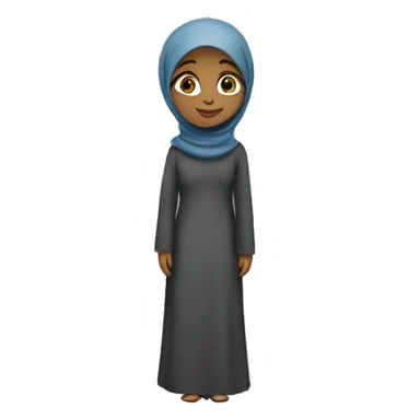 A muslim girl in love sticker