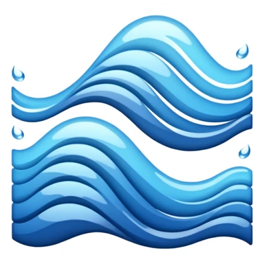 spell out the word wavy sticker