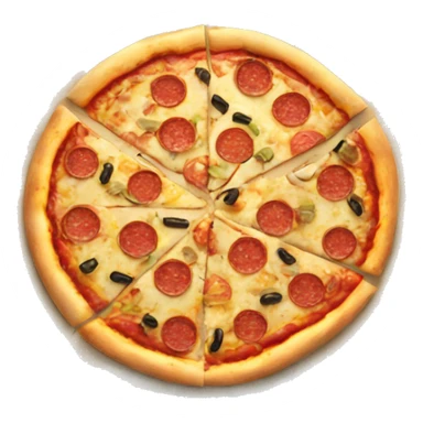 Pizza at the beach sticker