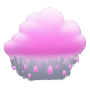 Fog with pink particles  sticker