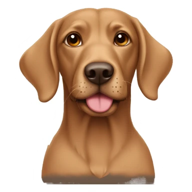Brown labra doodle  sticker