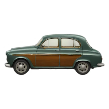 Old russian car sticker