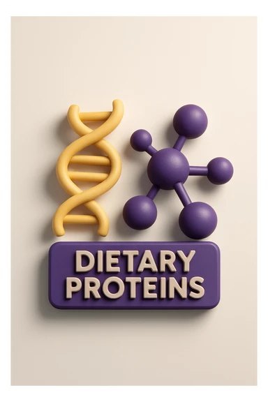Proteine alimentari su sfondo isolato fammi un icona in 3d sticker