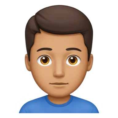 man walk with blue t-shirt  sticker