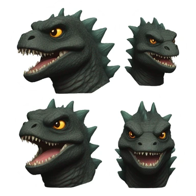 Godzilla gyatt sticker
