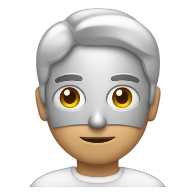 A person holding anti-matter sticker