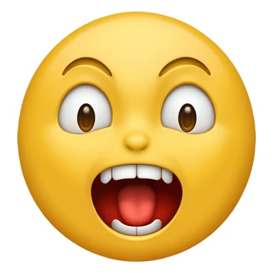 screaming emoji sticker