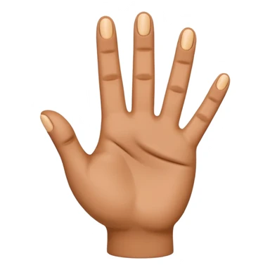 Please create a 3D emoji that shows the number 1 using fingers. I’d like it to resemble the iPhone emoji style!" sticker