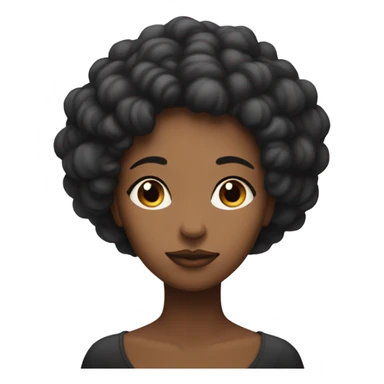 Black woman thing about her man sticker