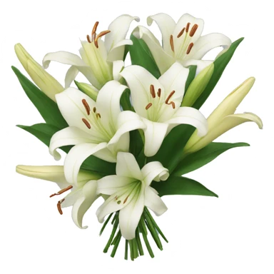 Bouquet of lilies sticker