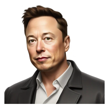 thick Elon Musk posing sticker