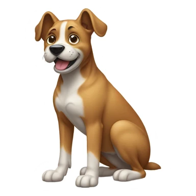 Dog itching butt sticker