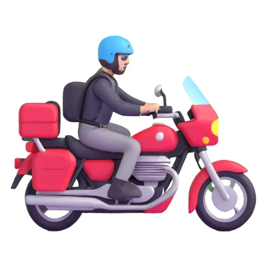 motorcycle touring through scenic countryside sticker