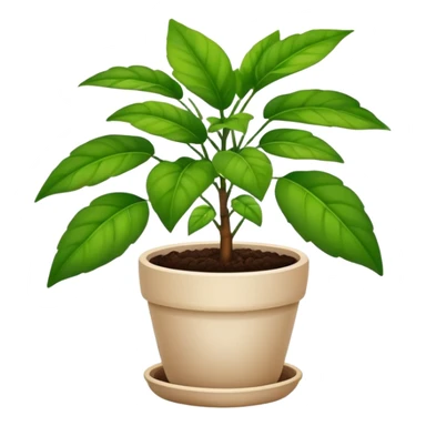 potted plant sticker