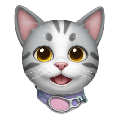 cat recovering from surgery sticker