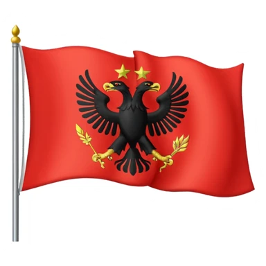 Flag emoji of dardania flag sticker