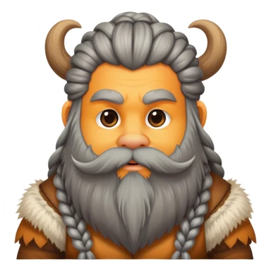 a furry creature similar to a Scandinavian dwarf sticker