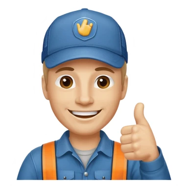 Truckers thumbs up sticker