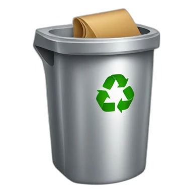 Recycle bin  sticker