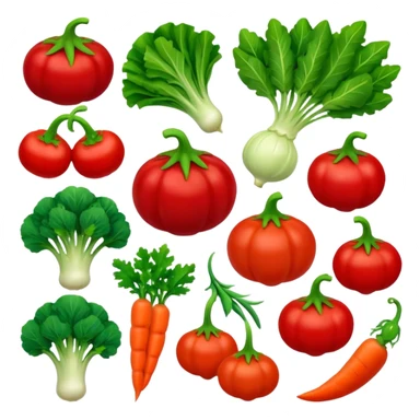 fresh vegetables sticker