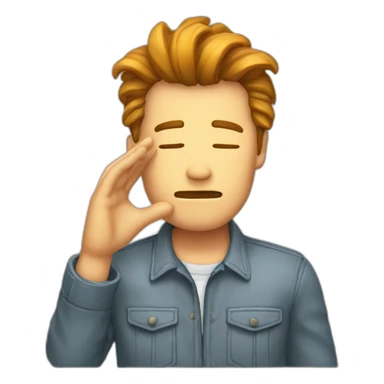 rick-roll-face-palm sticker