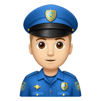 Un policía pero las características que sean de futbol sticker