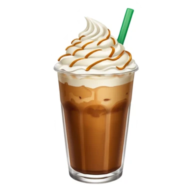 Starbucks iced caramel coffe sticker