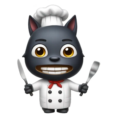 Bat chef sticker
