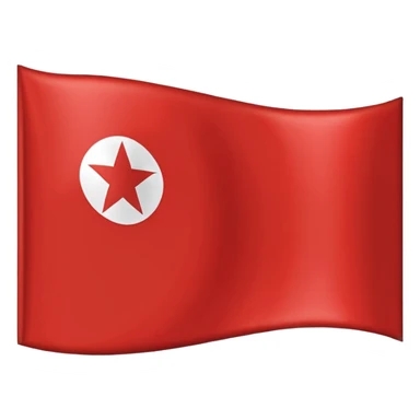 North Korea Flag sticker