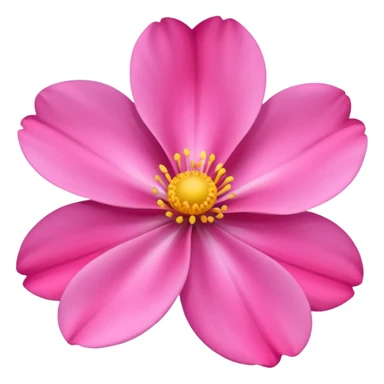 Pink flover sticker