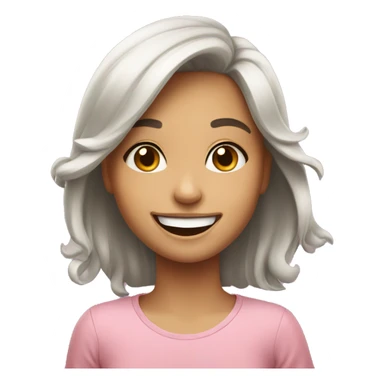 happy girls portrait smiles sticker