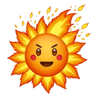 I want to represent this text with an emoji:
Third explosiveness.
Its combinations, posture, and timing make it different from the rest. sticker