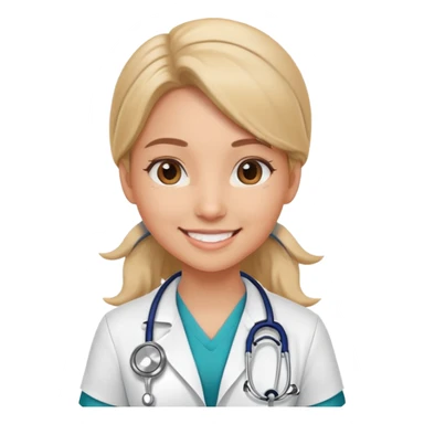 Vet girl sticker