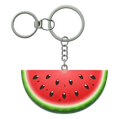 Watermelon keychain  sticker