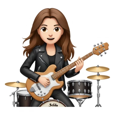 Stella is as an entire band all by herself sticker