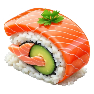 salmon sushi sticker