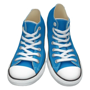 Blue converse sticker
