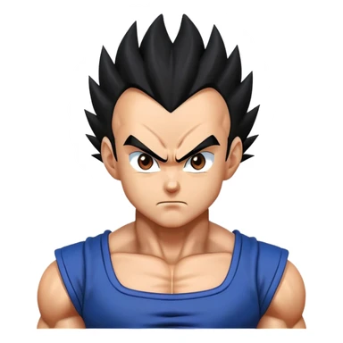 Vegeta from Dragon Ball sticker