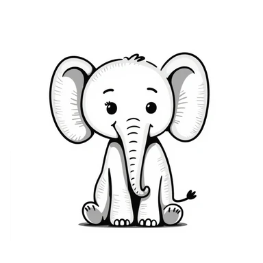 Elephant sticker