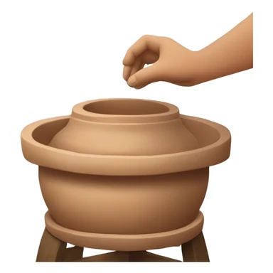 Pottery wheel sticker