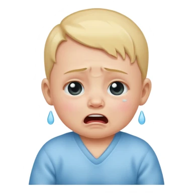 Bébé qui pleure sticker