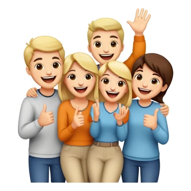 Family time , time with friends  sticker