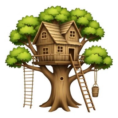 old tree house sticker