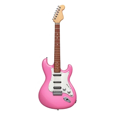 Guitar electric pink sticker